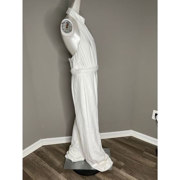 NWT Black Halo Genesis Silk Jumpsuit $390 - Picture 6 of 8